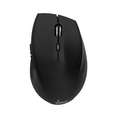 Product Ποντίκι Ασύρματο MediaRange Optical Highline Series (Black, Wireless) base image