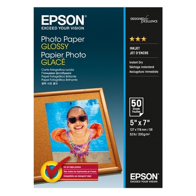 Product Φωτογραφικό Χαρτί Epson Glossy 13x18 cm 200 gr. 50 Φύλλα (C13S042545) base image
