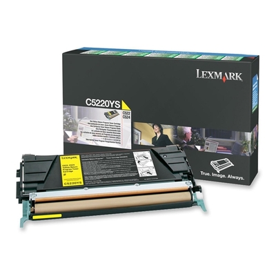 Product Toner Lexmark C522/524/530 YELLOW (3K) (C5220YS) base image
