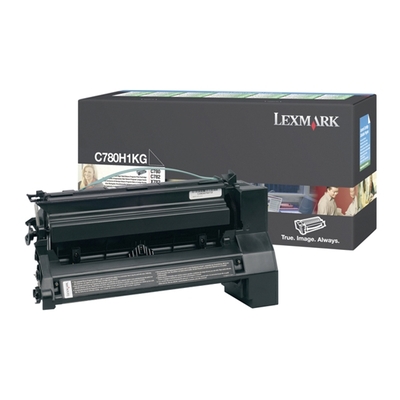 Product Toner Lexmark C780/782 HC BLACK (10k) (C780H1KG) base image