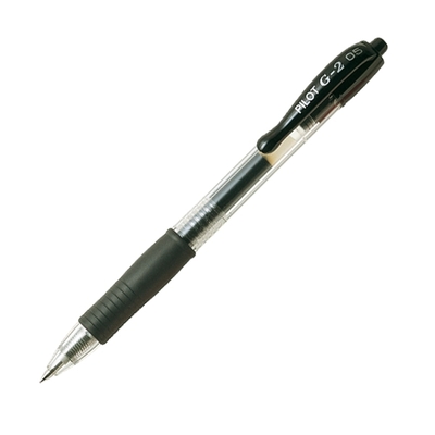Product Στυλό GEL Pilot G-2 0.7 mm (Μαύρο) (2605001) base image