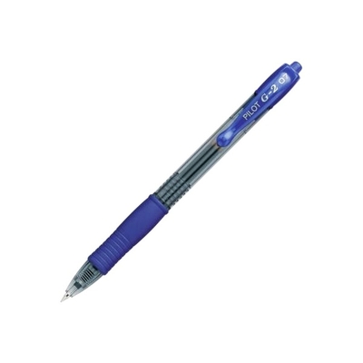 Product Στυλό GEL Pilot G-2 0.7 mm (Mπλε) (2605003) base image