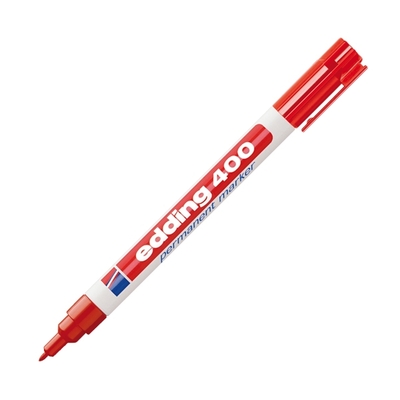 Product Μαρκαδόρος Ανεξίτηλος Edding 400 1 mm (Κόκκινο) (4-400002) base image
