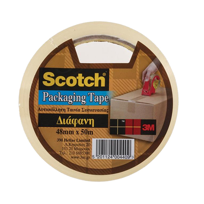 Product Ταινία Συσκευασίας PP 3M 48 mm x 50 m (Διάφανη) (MMM4305T) base image