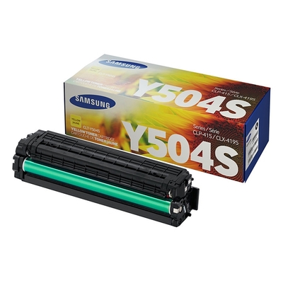 Product Toner Samsung CLT-Y504S Yellow Cartridge (SU502A) base image