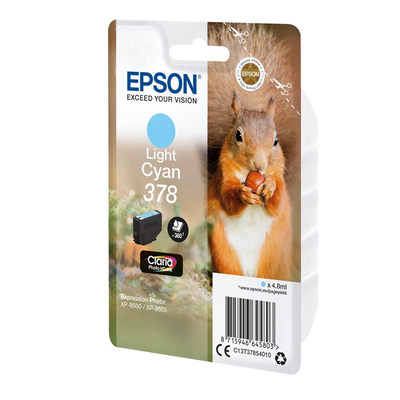 Product Μελάνι Epson Inkjet 378 Light Cyan (C13T37854010) base image