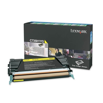 Product Toner Lexmark C73x/X73x YELLOW (10k) (C736H1Y) base image