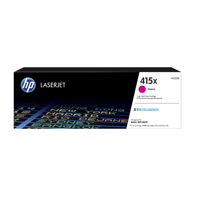 Product Toner HP 415X Magenta LaserJet Cartridge HC (6k) (W2033X) base image