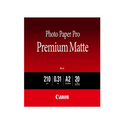 Product Φωτογραφικό Χαρτί Canon Premium Matte A2 (20 φύλλα) (8657B017AA) base image