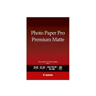 Product Φωτογραφικό Χαρτί Canon Premium Matte A3+ 210 g/m² 20 φύλλα (8657B007AA) base image