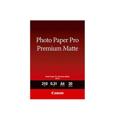 Product Φωτογραφικό Χαρτί Canon Premium Matte A4 210 g/m² 20 φύλλα (8657B005AA) base image