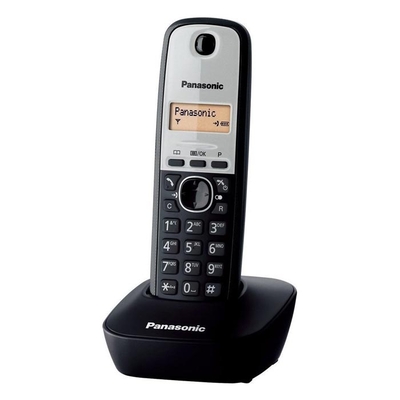 Product Ασύρματο Τηλέφωνο Panasonic KX-TG1611GRG Black-Silver base image