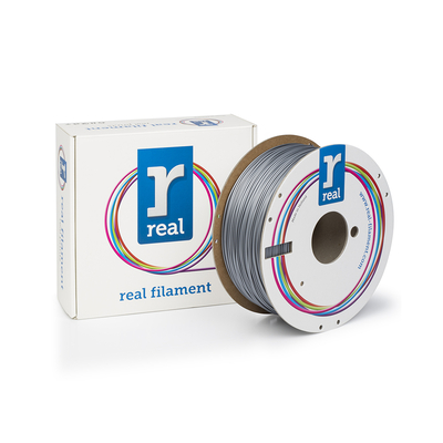 Product 3D Printer Filament Real PLA 3D Printer Filament - Silver - spool of 1Kg - 1.75mm base image