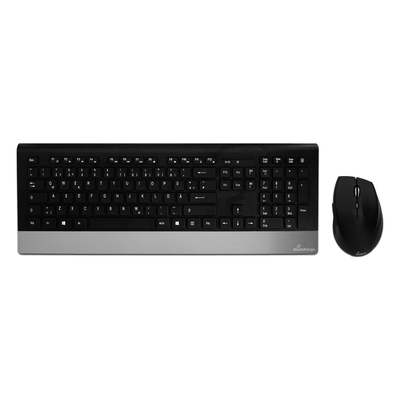 Product Σετ Πληκτρολόγιο Και Ποντίκι Ασύρματο MediaRange Combo Highline Series (Black/Silver) base image