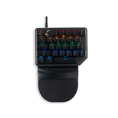 Product Πληκτρολόγιο Ενσύρματο MediaRange mechanical Gaming pad with RGB-effect (MRGS100) base image