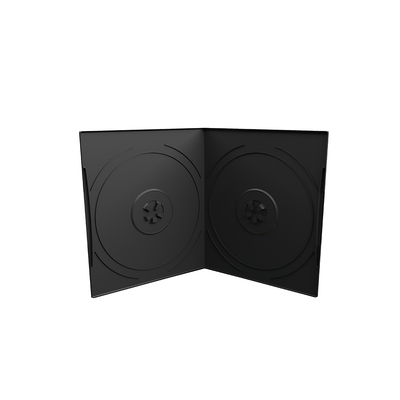 Product Θήκη DVD MediaRange for 2 discs, 7mm, pocket sized, Black (MRBOX10-2) base image
