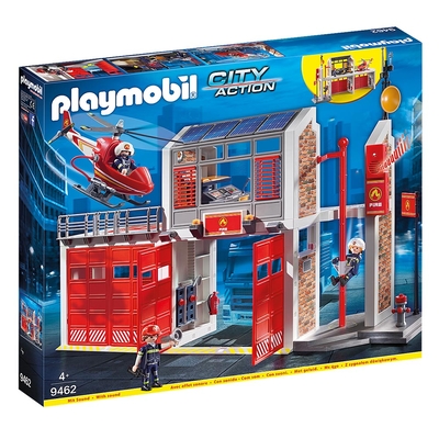 Product Playmobil City Action: Great Fire Station (9462) base image