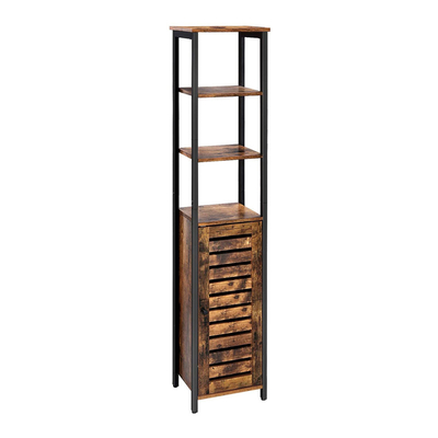 Product Μεταλλικό Έπιπλο Vasagle 1 Ντουλάπι και 3 Ράφια 37 x 30 x 167 cm base image