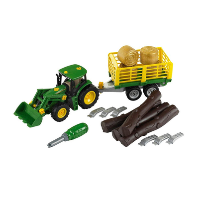 Product Παιδικό Τρακτέρ με Καρότσα και Ξυλεία John Deer Klein (3906) base image