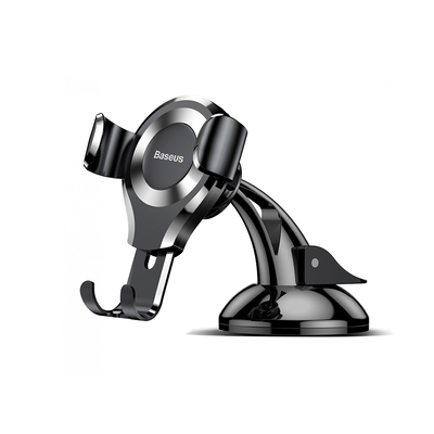 Product Βάση Αυτοκινήτου Baseus Osculum Type Gravity Black/Silver (SUYL-XP0S) base image