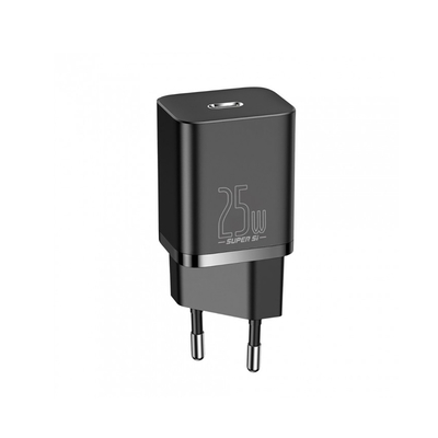 Product Φορτιστής Πρίζας Baseus Super Si 1C Travel Black (25W)(CCSP020101) base image