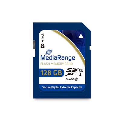 Product Κάρτα Μνήμης SDXC 128GB MediaRange UHS-1 Class 10 base image