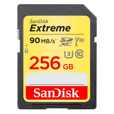 Product Κάρτα Μνήμης SDXC 256GB Sandisk Exrteme Class 10 U3 V30 UHS-I base image