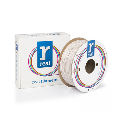 Product 3D Printer Filament Real PETG Recycled -White - spool of 1Kg -1.75mm base image