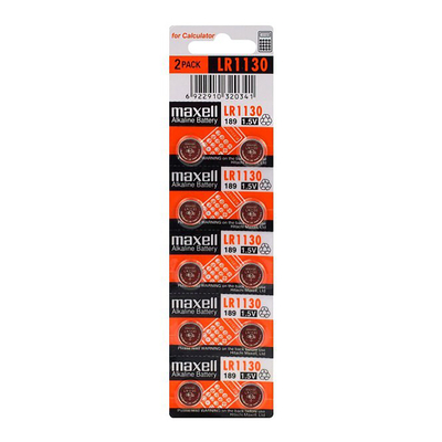Product Αλκαλικές Μπαταρίες Maxell Mini G10/LR1130/189/AG10 10 τμχ (LR1130M) base image
