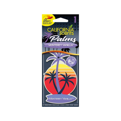 Product Αρωματικό Αυτοκινήτου California Scents Κρεμαστό Hang Out Palms Monterey Vanilla base image