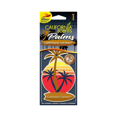 Product Αρωματικό Αυτοκινήτου California Scents Κρεμαστό Hang Out Palms Capistrano Coconut base image