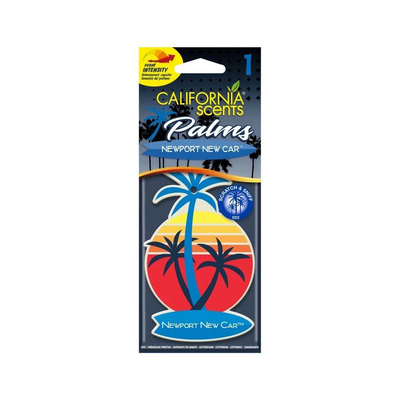 Product Αρωματικό Αυτοκινήτου California Scents Κρεμαστό Hang Out Palms Newport New Car base image
