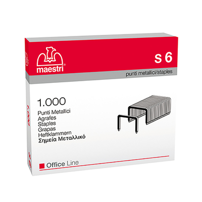 Product Συρραπτικά Σύρματα Roma Maestri Bαρέος Tύπου S-6 1000τμχ (1005400) base image