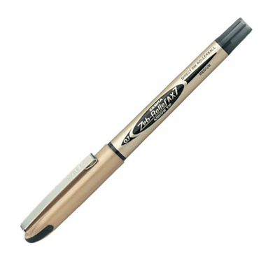 Product Στυλό Zebra AX7 Zebroller Gold RollerPen 0,7mm Black (ZB-15991Z) base image