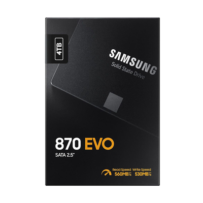 Product Σκληρός Δίσκος 2.5" SSD 4TB Samsung Δίσκος 870 Evo 2.5" (MZ-77E4T0BW) base image