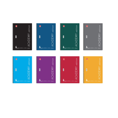 Product Τετράδιο Typotrust Academy Σπιράλ A4 4 θεμάτων (TYP4544-11) base image