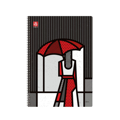 Product Τετράδιο Typotrust Pop Art Σπιράλ A4 4 θεμάτων (TYP4544-14) base image