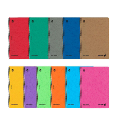 Product Τετράδιο Typotrust Graphix Σπιράλ Β5 4 θεμάτων (TYP4554-18) base image