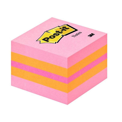 Product Αυτοκόλλητα Χαρτάκια 3M Post-it 51 x 51 mm (Ροζ) (400 Φύλλα) (2051P) base image