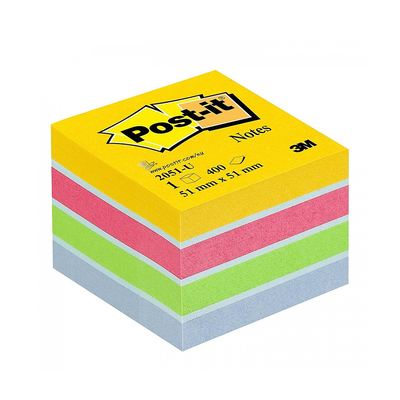 Product Αυτοκόλλητα Χαρτάκια 3M Post-it 51 x 51 mm Ultra Αποχρώσεις (400 Φύλλα) (2051U) base image