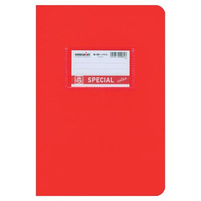 Product Τετράδιο Color Κόκκινο Ριγέ 17x25 50φ. (TYP4062) base image