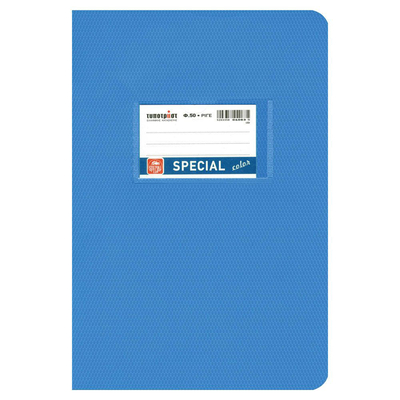Product Τετράδιο Color Γαλάζιο Ριγέ 17x25 50φ. (TYP4069) base image
