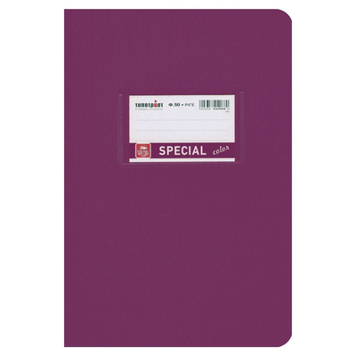 Product Τετράδιο Color Μωβ Ριγέ 17x25 50φ. (TYP4074) base image