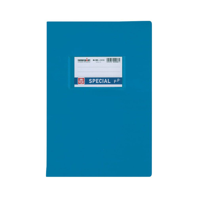 Product Τετράδιο Typotrust Special PP Γαλάζιο Ριγέ 17x25 50φ. (TYP4086) base image