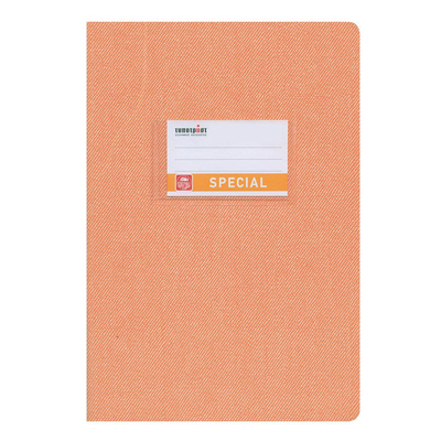 Product Τετράδιο Typotrust Jeans Πορτοκαλί Ριγέ 17x25 50φ. (TYP4166) base image