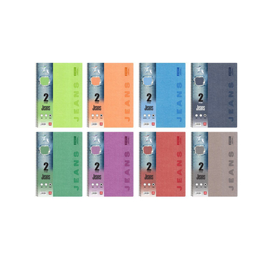 Product Τετράδιο Typotrust Jeans Σπιράλ A4 2 θεμάτων (TYP4542-19) base image