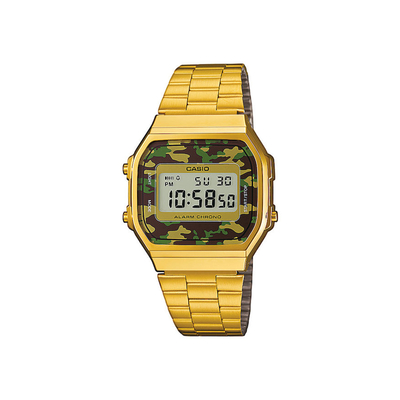Product Ανδρικό Ρολόι Casio Ψηφιακό με Μεταλλικό Μπρασελέ σε Χρυσό (ITA168WEGC-3EF) base image