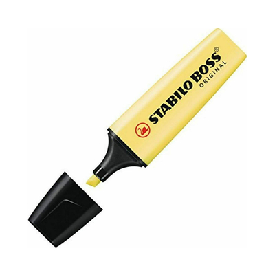 Product Μαρκαδόρος Υπογράμμισης Stabilo BOSS 2 & 5mm (Pastel Yellow) (70/144) base image