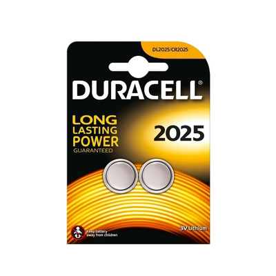 Product Μπαταρίες Λιθίου Ρολογιών Duracell Long Lasting Power CR2025 3V 2τμχ (DLLPCR2025)(DURDLLPCR2025) base image