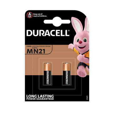Product Μπαταρίες Αλκαλικές Duracell A23 12V 2τμχ (DLRV08)(DURDLRV08) base image